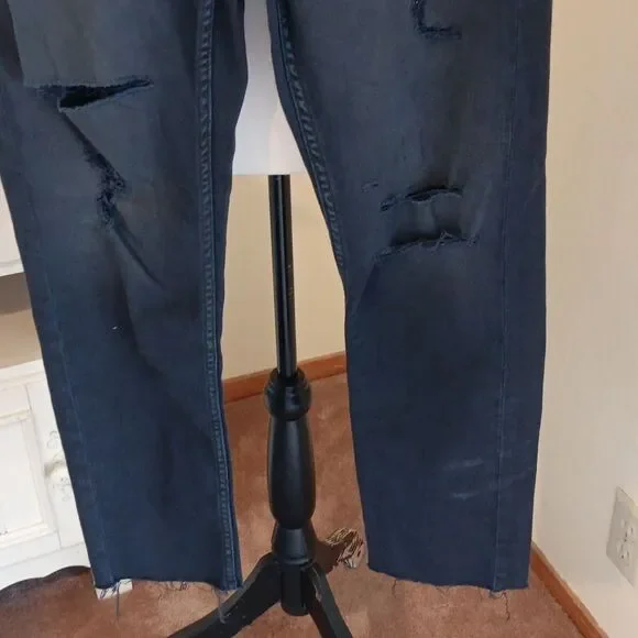 Pilcro Dark Denim Heritage Boyfriend Jeans - Picture 4 of 14